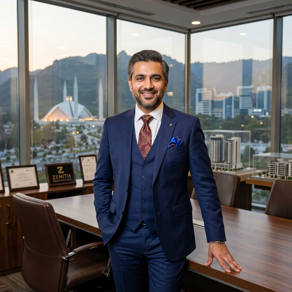 Mian Farhan Rasheed - CEO & Founder Al-Miraj Builders