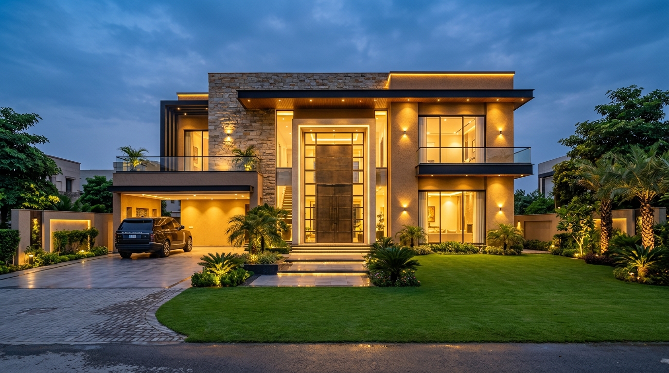 Al-Miraj luxury designer villa in DHA Pakistan